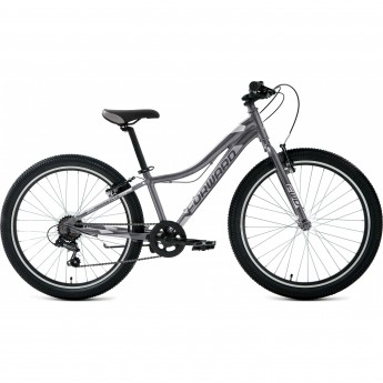 Велосипед FORWARD JADE 24 2.0 D (2022) черный/серебристый