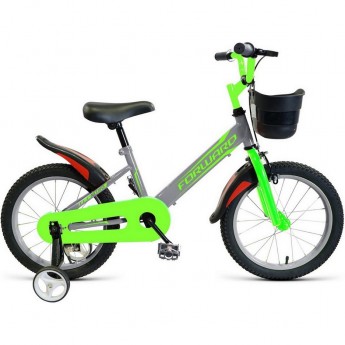 Велосипед FORWARD NITRO 18, 2022, серый