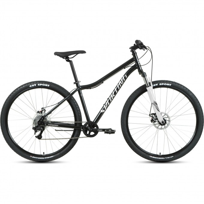 Велосипед FORWARD SPORTING 29 2.2 D (2022) черный/белый с рамой 19" 94947 CHERNYII/BELYII 19